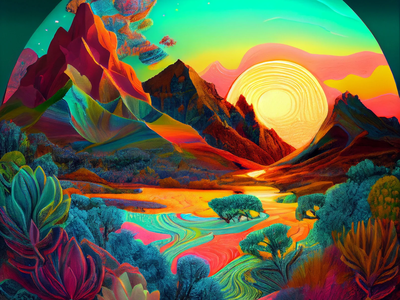 AI Generated Mountains